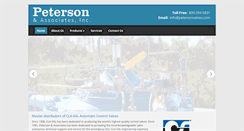 Desktop Screenshot of petersonvalves.com